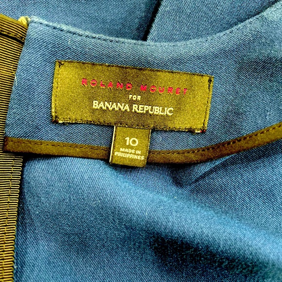 NWOT Banana Republic Back Zip Stretch Knit Short Sleeved Dress - Picture 8 of 8